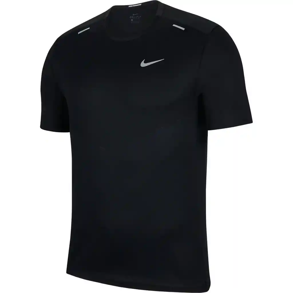 M Nk Df Rise 365 Ss Talla S Camisetas Negro Para Hombre Marca Nike Ref: Cz9184-013