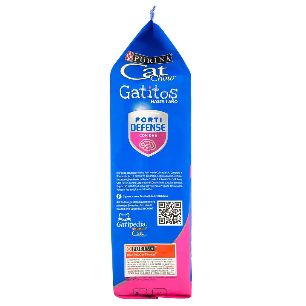Cat Chow Alimento Seco para Gatitos Forti Defense