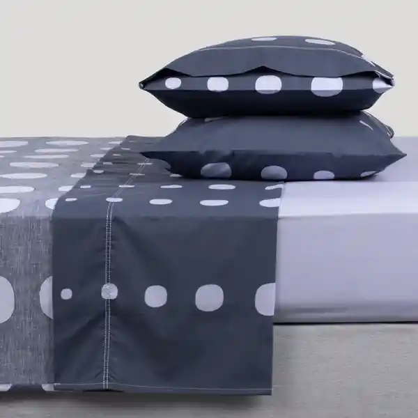 Set Sábana Estampada 144 Hilos Sencillo Diseño 0059 Casaideas