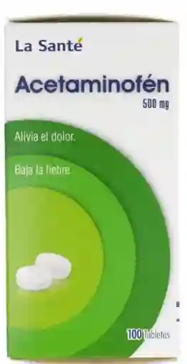 La Santé Blister Acetaminofén (500 Mg)