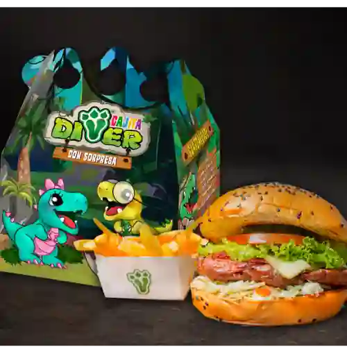 Divercajita Hamburguesa
