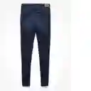 Jean High-Rise Mujer Jegging Azul Talla: 2 Long American Eagle