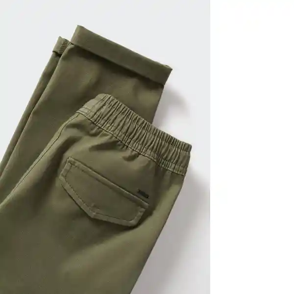 Pantalón Franky Khaki Talla 07 Niños Mango