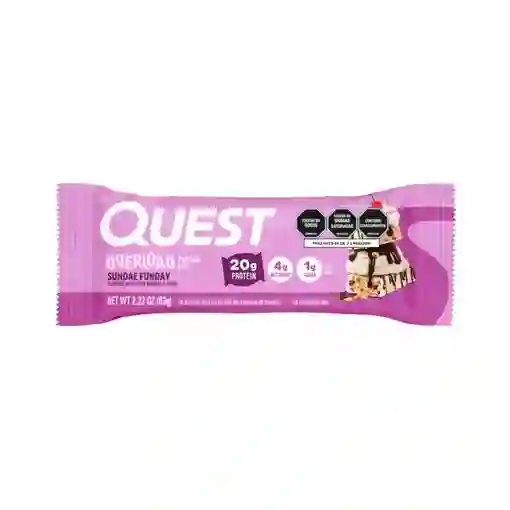 Barra de Proteína Sabor Caramelo Mani Chocolate Recubierto - Quest