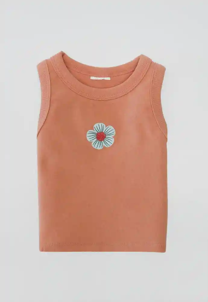 Camiseta Manga Sisa 2t-rosado