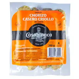 Casablanca Chorizo Casero Criollo Mixto de Cerdo y Res
