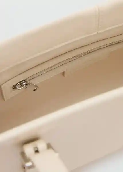 Bolso M Sharon Offwhite Talla 99 Mujer Mango