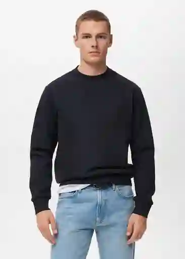 Buzo Sudadera Nola Navy Talla M Hombre Mango