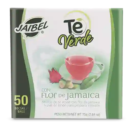 Jaibel té Verde Con Flor de Jamaica