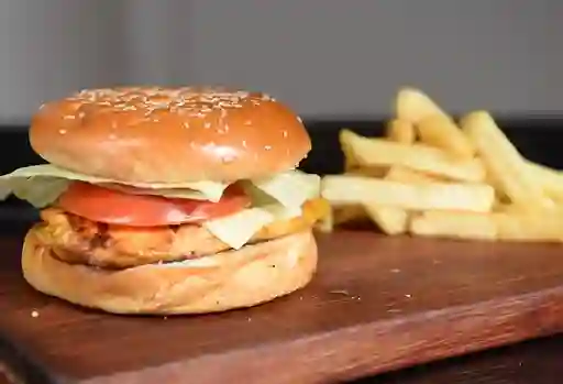 Hamburguesa Doble Pollo en Combo