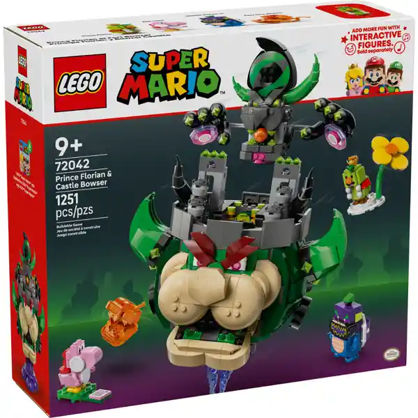 Set Construcción Príncipe Florian y Bowser Castillo Lego