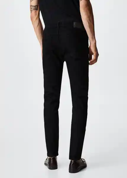 Pantalón Jean Jude Tejano Negro Talla 40 Hombre Mango