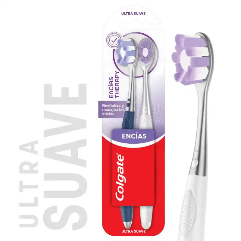 Cepillo de Dientes Suave Colgate Encias Therapy x 2 Und