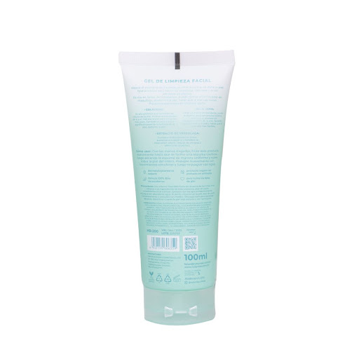 Gel Limpiador Facialruby Skin Con Colageno Aloe Vera Extracto de Verdolaga