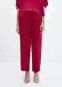 Pantalón Mogambo-w Fucsia Talla M Mujer Mango