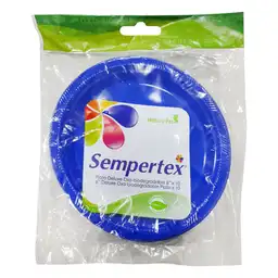 Plato Deluxe Oxo 5 Pulgadas Azul Rey Sempertex 7703340398099