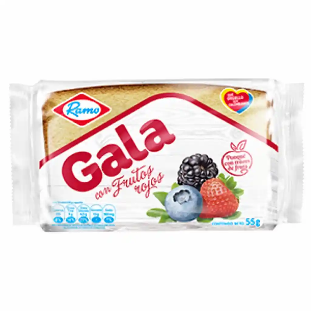Gala Ponqué Frutos Rojos