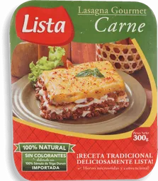 Lista Lasagna Gourmet de Carne