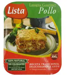 Lista Lasaña Gourmet De Pollo