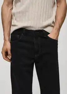 Jean Ben Tejano Negro Talla 44 Hombre Mango