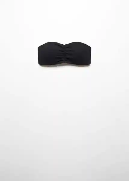 Sujetador Bandeau Negro Talla 19 Niñas Mango