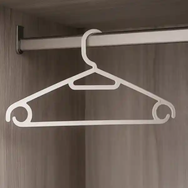 Gancho Para Ropa Antideslizantes Beige Miniso