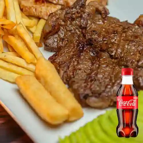 Chatas parrilla+coca cola original250ml