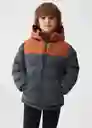 Abrigo Anorak Alaska Antracita Talla 07 Niños Mango