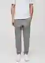 Pantalón Cohen Gris Medio Vigoré Talla M Hombre Mango