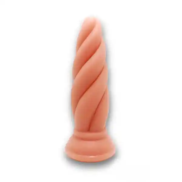 Dildo Plug Anal Realista Espiral