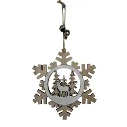 Ornamento Copo de Nieve Natura 15.cms . Ref 201-2500207