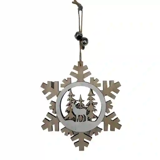 Ornamento Copo de Nieve Natura 15.cms . Ref 201-2500207