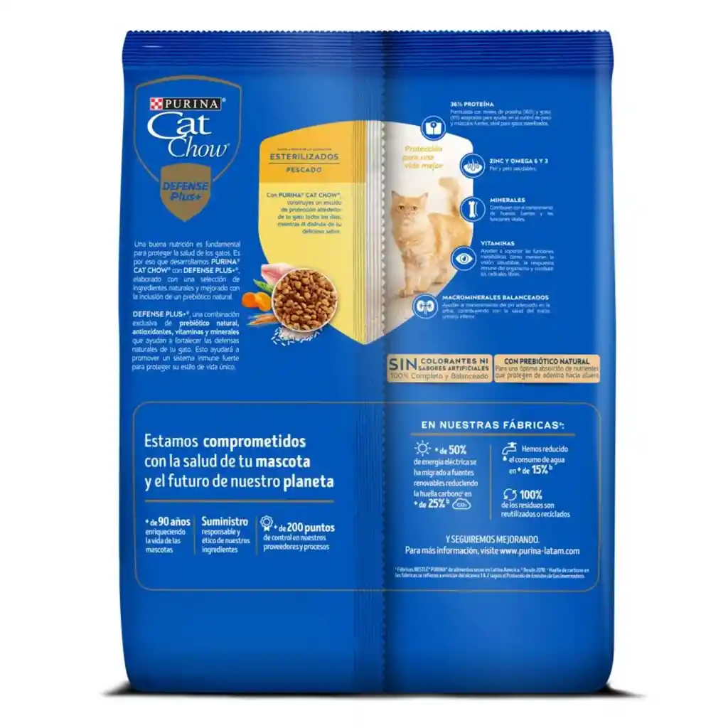 Comida para gatos Purina Cat Chow esterilizados x 500gr OFERTA