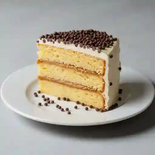 Porción Torta De Arequipe Y Avellanas