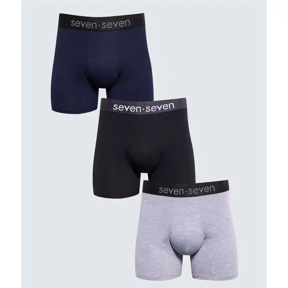 Pantaloncillo Bóxer Medio 3 Un Hombre Seven Seven Talla M