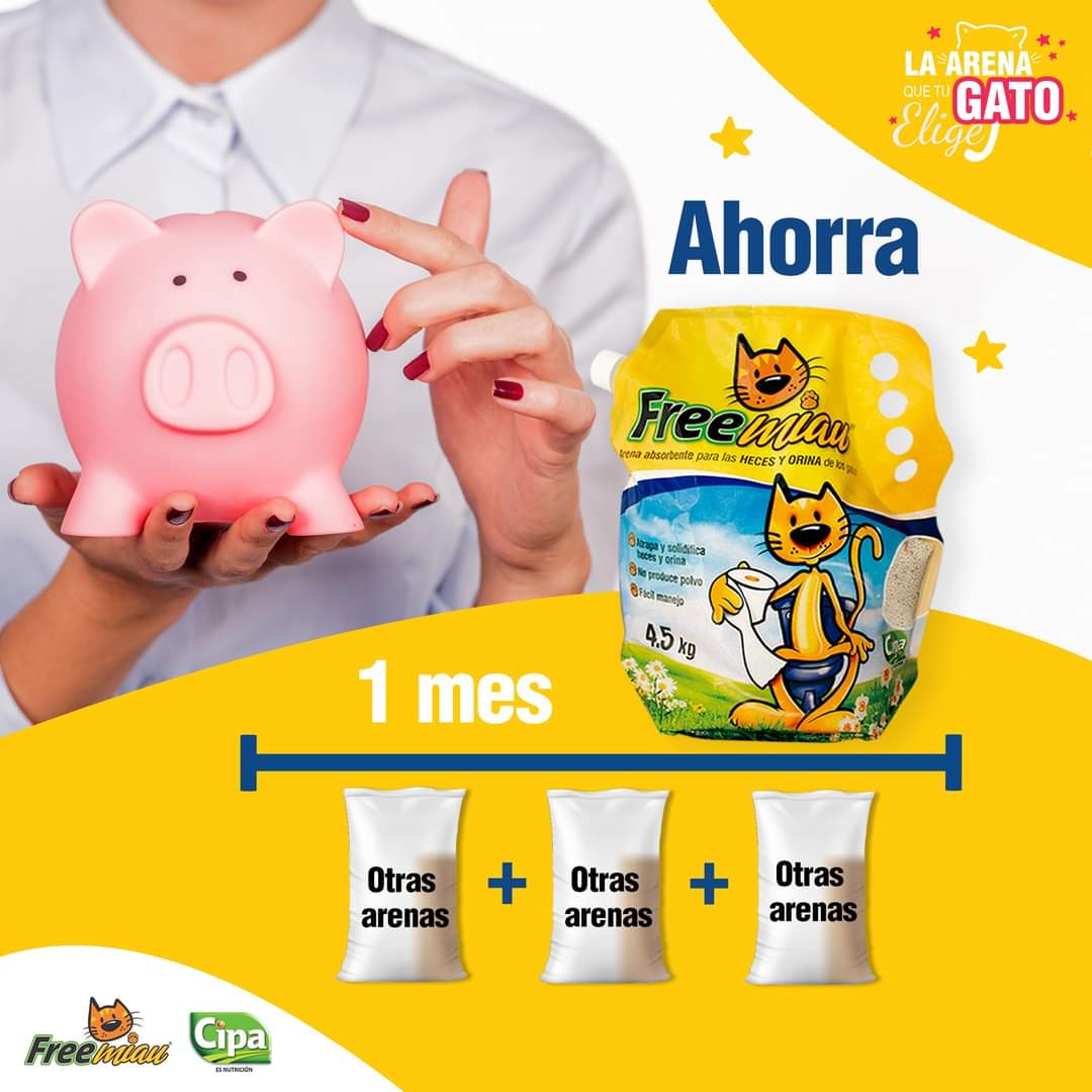 Freemiau Arena Sanitaria para Gatos 5 kg