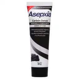 Asepxia Mascarilla Facial Purificante Carbón Détox