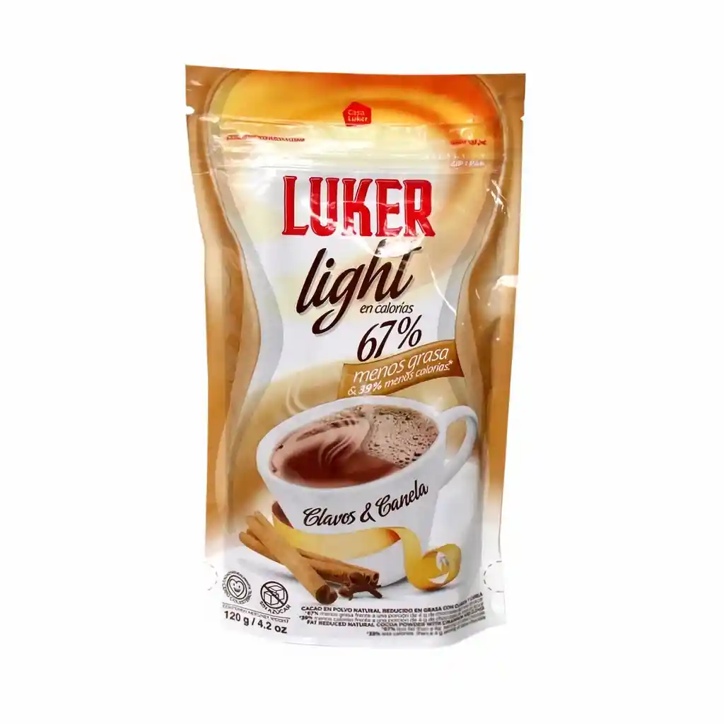 Luker Light Chocolate Con Clavos Y Canela.