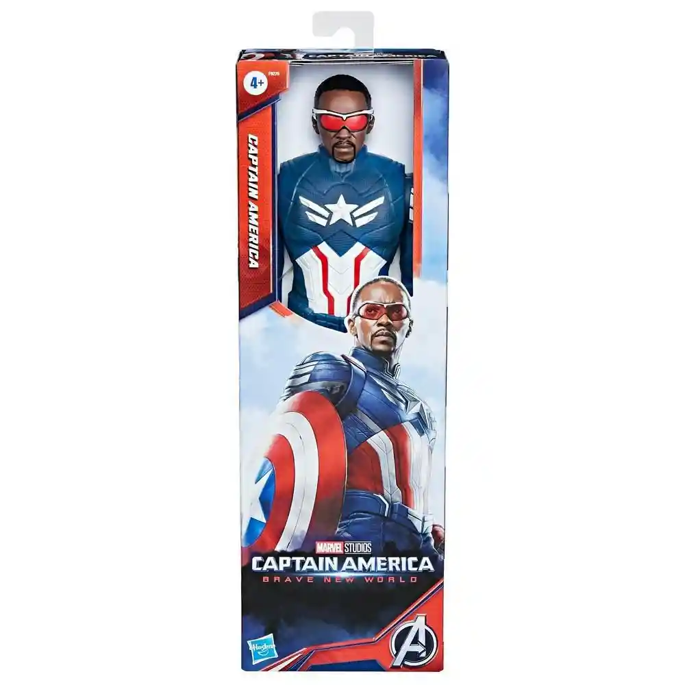 Figura de Acción Marvel Titan Hero Series Capitan America