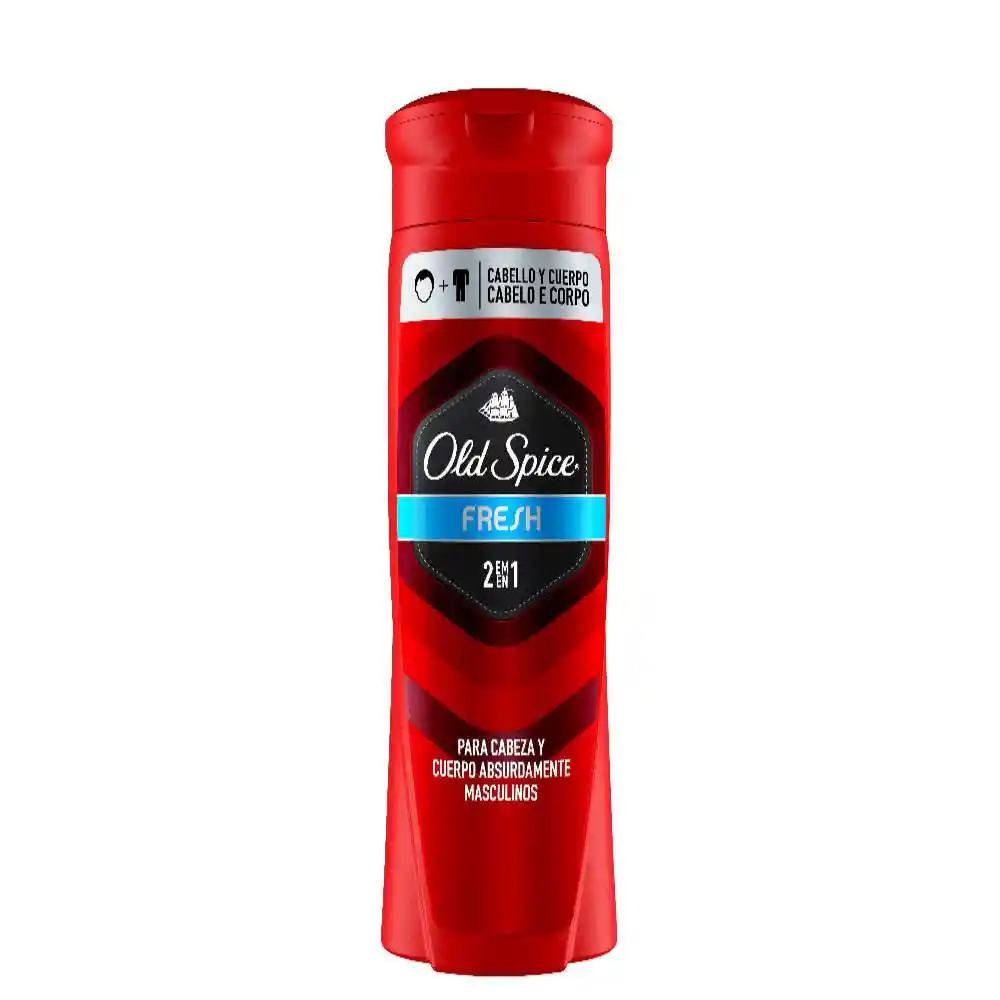 Old Spice Jabón Fresh Líquido para el Cabello y Cuerpo