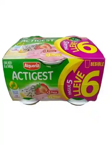 Actigest Bebida Yogurt Sabor Variado