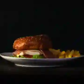 Hamburguesa de Pollo a la Plancha