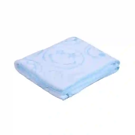 Toalla de Baño de Microfibra Smiley World Collection Azul Miniso