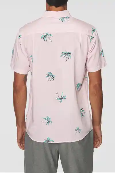 ONeill Camisa Tropo Palms am Rosado Talla M