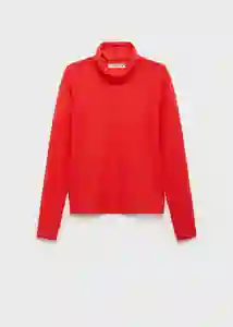 Saco Jersey Poma Rojo Talla M Mujer Mango