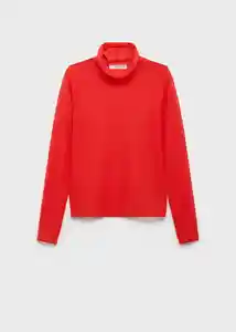 Saco Jersey Poma Rojo Talla M Mujer Mango