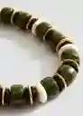 Collar Jojo Verde Pastel Talla 99 Mujer Mango