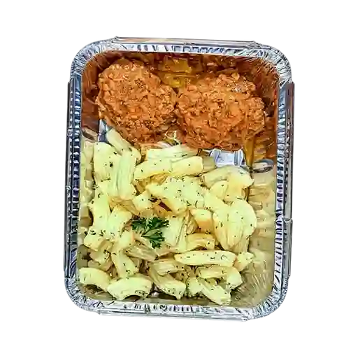 Albóndigas con Pasta Penne