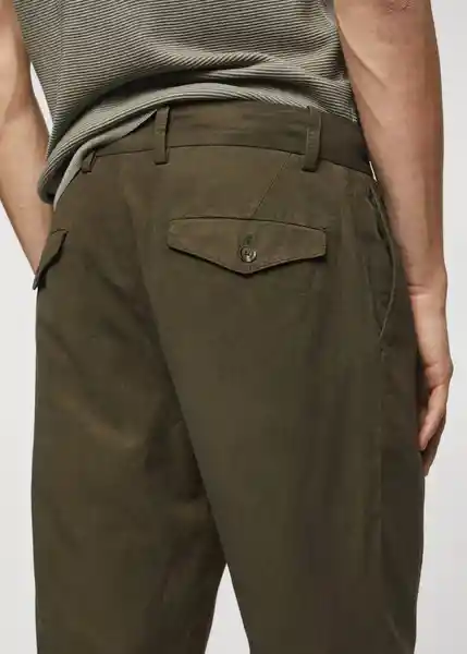 Pantalón Delave Caza Talla 40 Hombre Mango