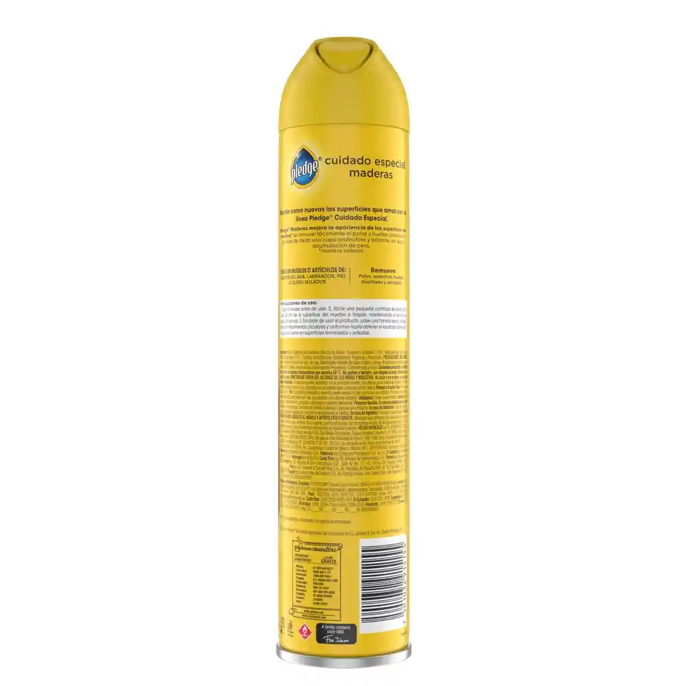 Pledge Lustrador de Muebles Aerosol Natural 378 mL